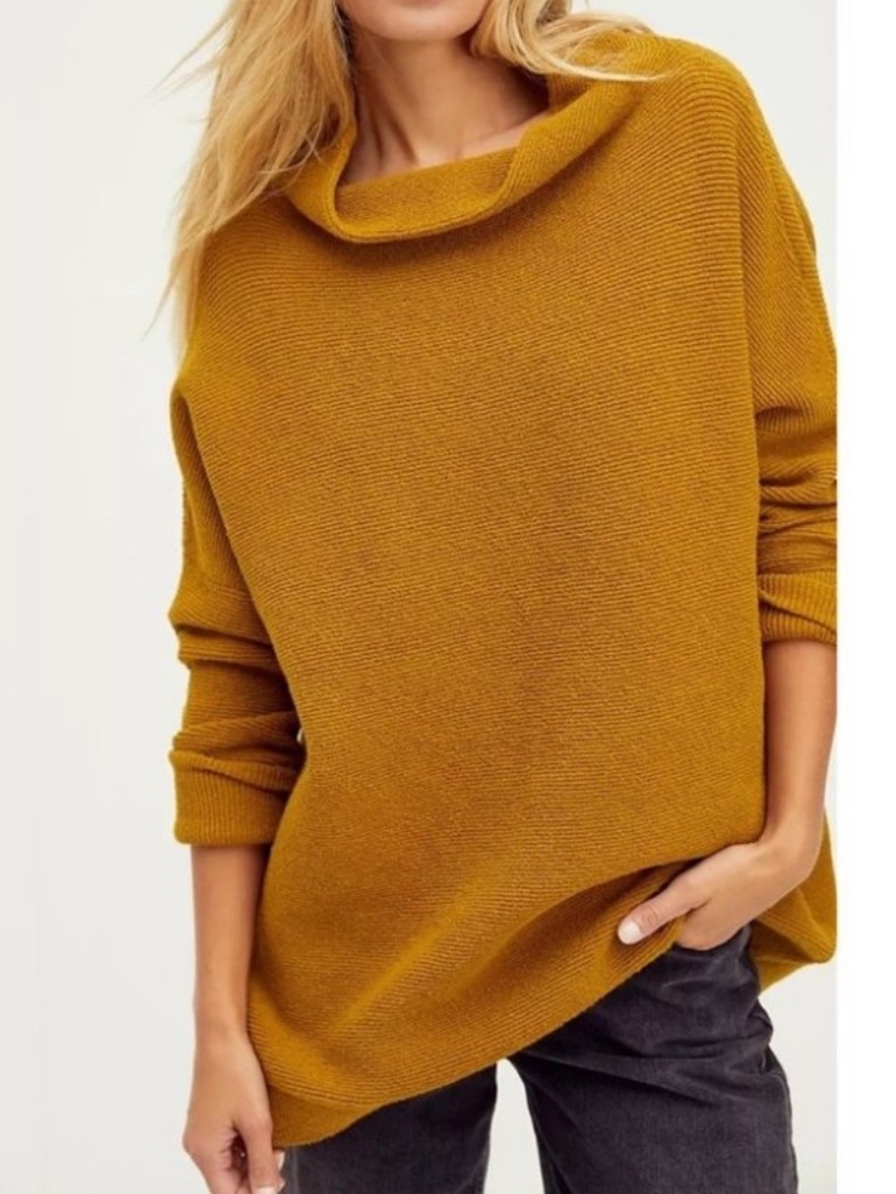 Free People Ottoman Oversized Slouchy Ribbed Tunic